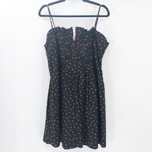Madewell Black and Red Mini Dress